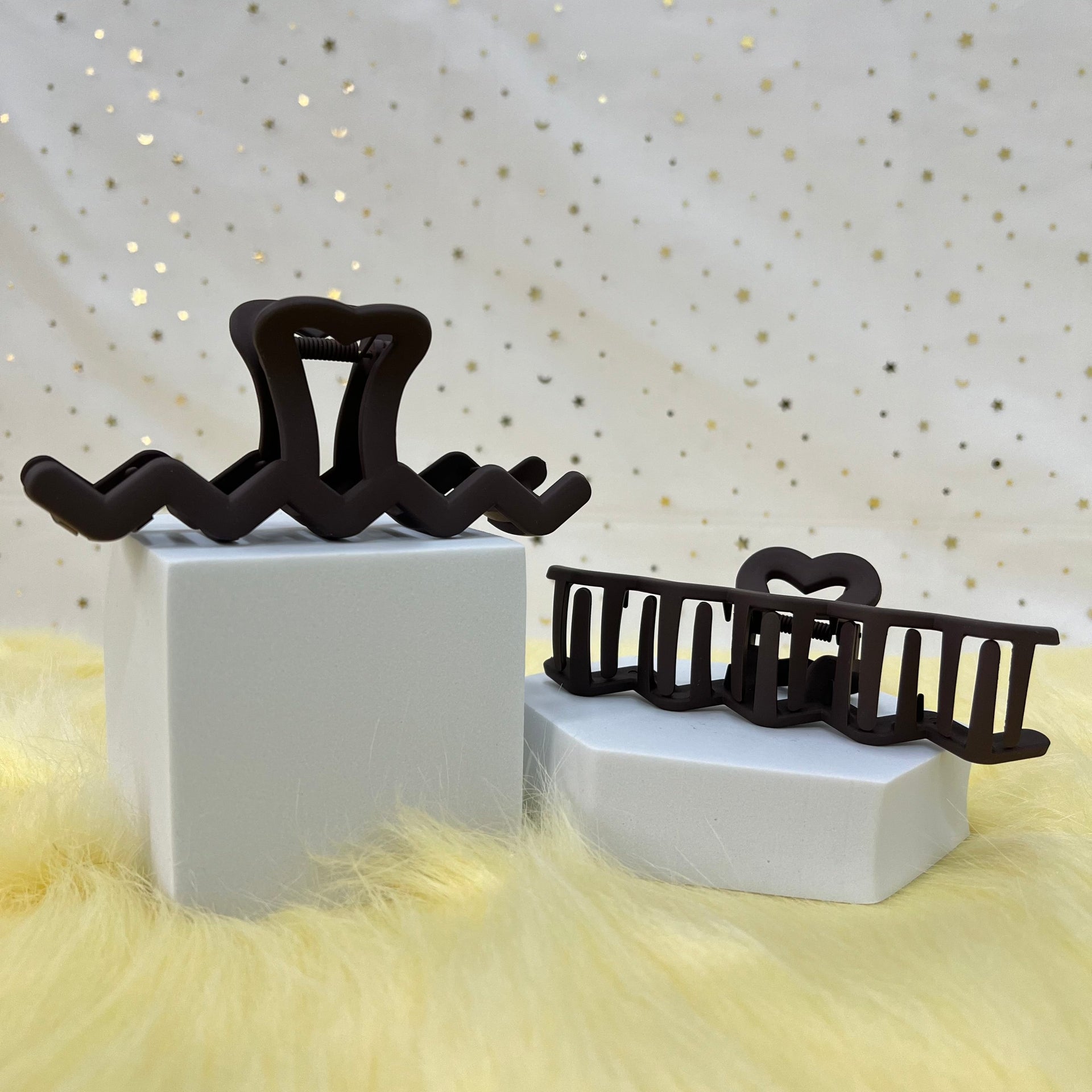 Matte klauwclip: zigzag (diverse kleuren) Matte klauwclip: zigzag (diverse kleuren)